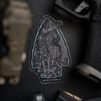 Dogs of War Sticker
