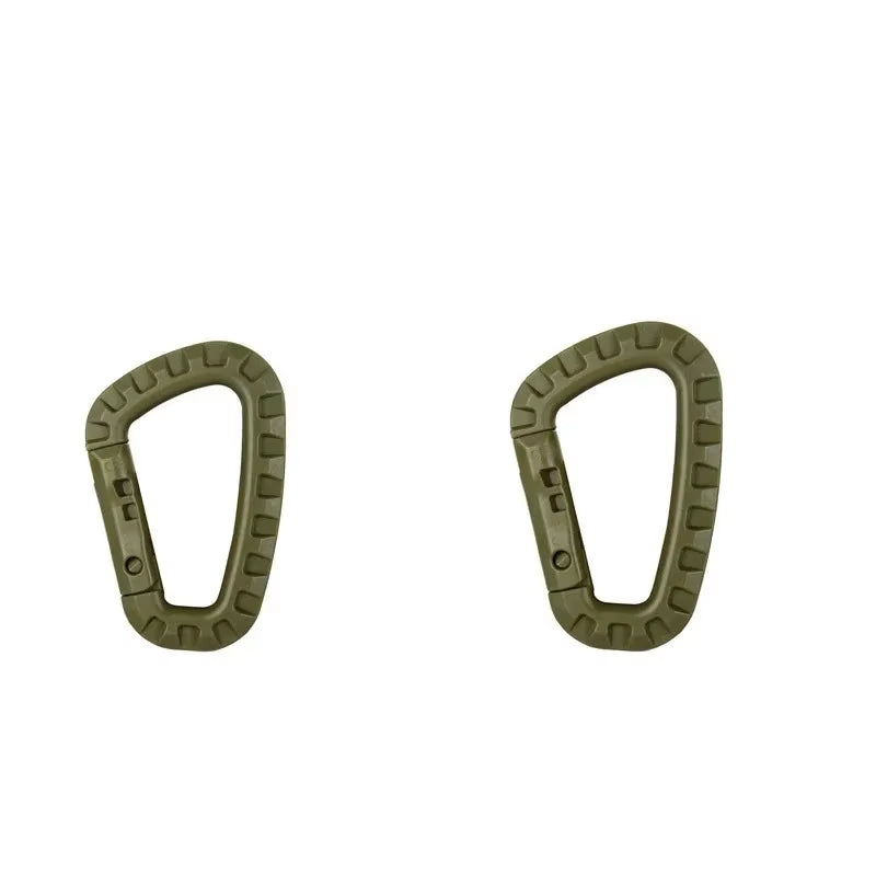 1/2/3/4/6Pcs Tactical Carabiner Carabina Karabiner Clip Plastic Cadet Hiking Camping