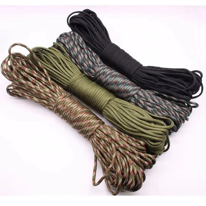 31M Paracord Cord 7 Cores 550 Tactical Rope Dia 4Mm for Outdoor Camping Survival Lanyard Parachute Rope Hiking Tent Accessories