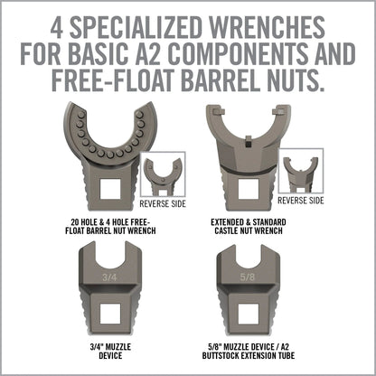 Master-Fit A2/AR15 Crowfoot Wrench Set