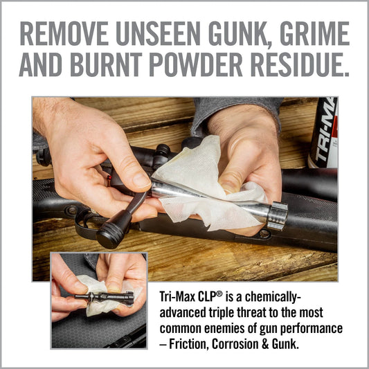 TRI-Max CLP Gun Wipes – 60 CT Canister