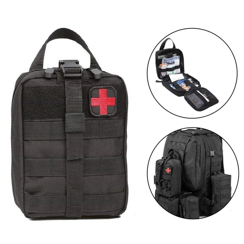 Tactical First Aid Kit Medical Molle Rip Away EMT IFAK Survival Pouch Bag