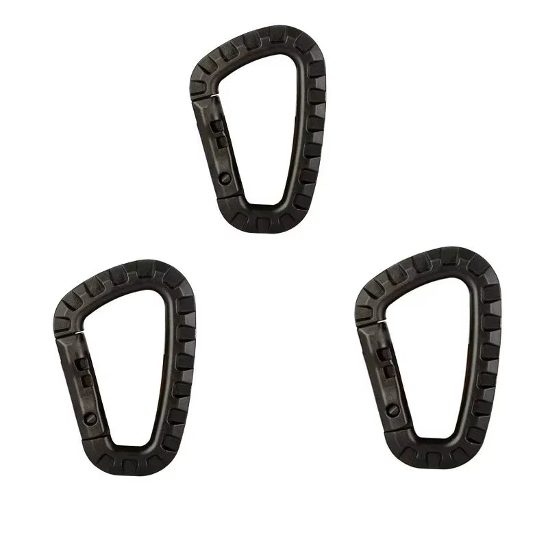 1/2/3/4/6Pcs Tactical Carabiner Carabina Karabiner Clip Plastic Cadet Hiking Camping