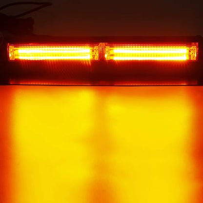 12V/24V COB Car Truck Emergency Flasher Dash Strobe Warning Light LED Day Running Lamp Police Flash Lights 16 Flashing Modes