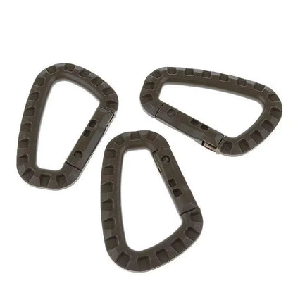 1/2/3/4/6Pcs Tactical Carabiner Carabina Karabiner Clip Plastic Cadet Hiking Camping