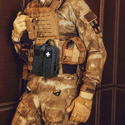 Tactical First Aid Kit Medical Molle Rip Away EMT IFAK Survival Pouch Bag