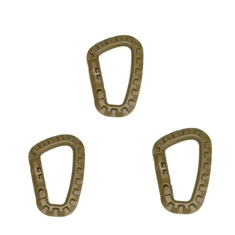 1/2/3/4/6Pcs Tactical Carabiner Carabina Karabiner Clip Plastic Cadet Hiking Camping