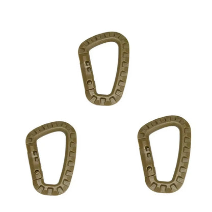 1/2/3/4/6Pcs Tactical Carabiner Carabina Karabiner Clip Plastic Cadet Hiking Camping