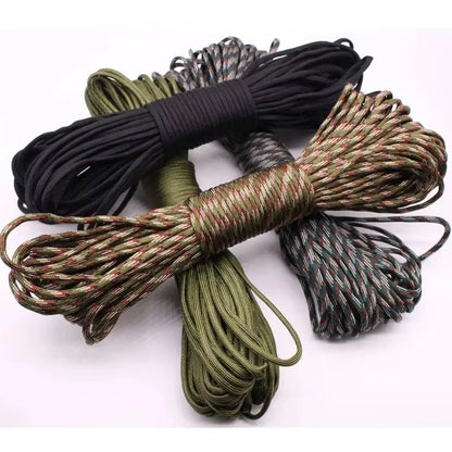 31M Paracord Cord 7 Cores 550 Tactical Rope Dia 4Mm for Outdoor Camping Survival Lanyard Parachute Rope Hiking Tent Accessories