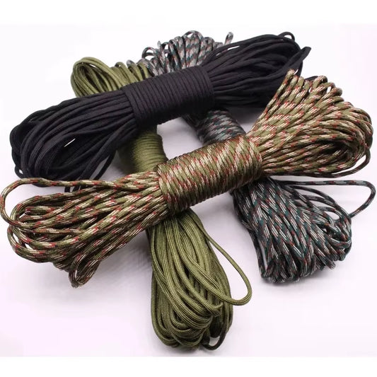 31M Paracord Cord 7 Cores 550 Tactical Rope Dia 4Mm for Outdoor Camping Survival Lanyard Parachute Rope Hiking Tent Accessories