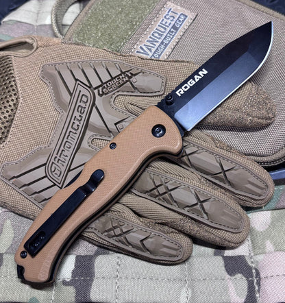 ROGUE Folding Knife-Gen 1 (Coyote/Black)
