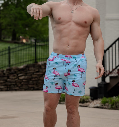 Swim Trunks - Flamingo Team Six