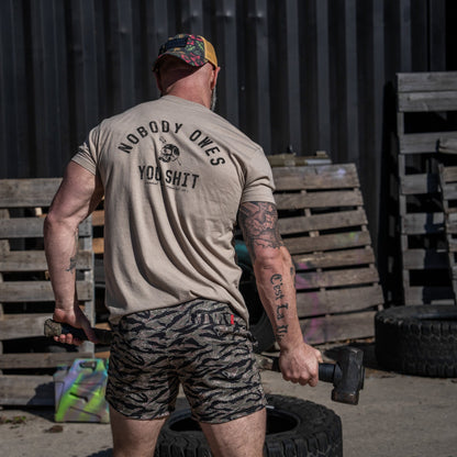 Nobody Owes You Shit Skull Men's T-Shirt