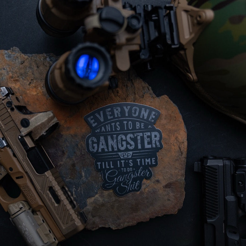 Gangster Sticker