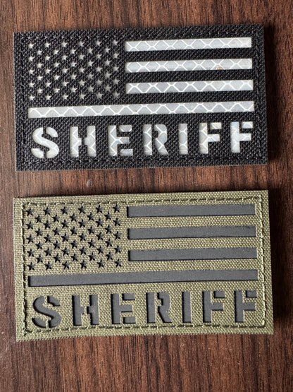 2x3.5” Sheriff Patch IR or Reflective