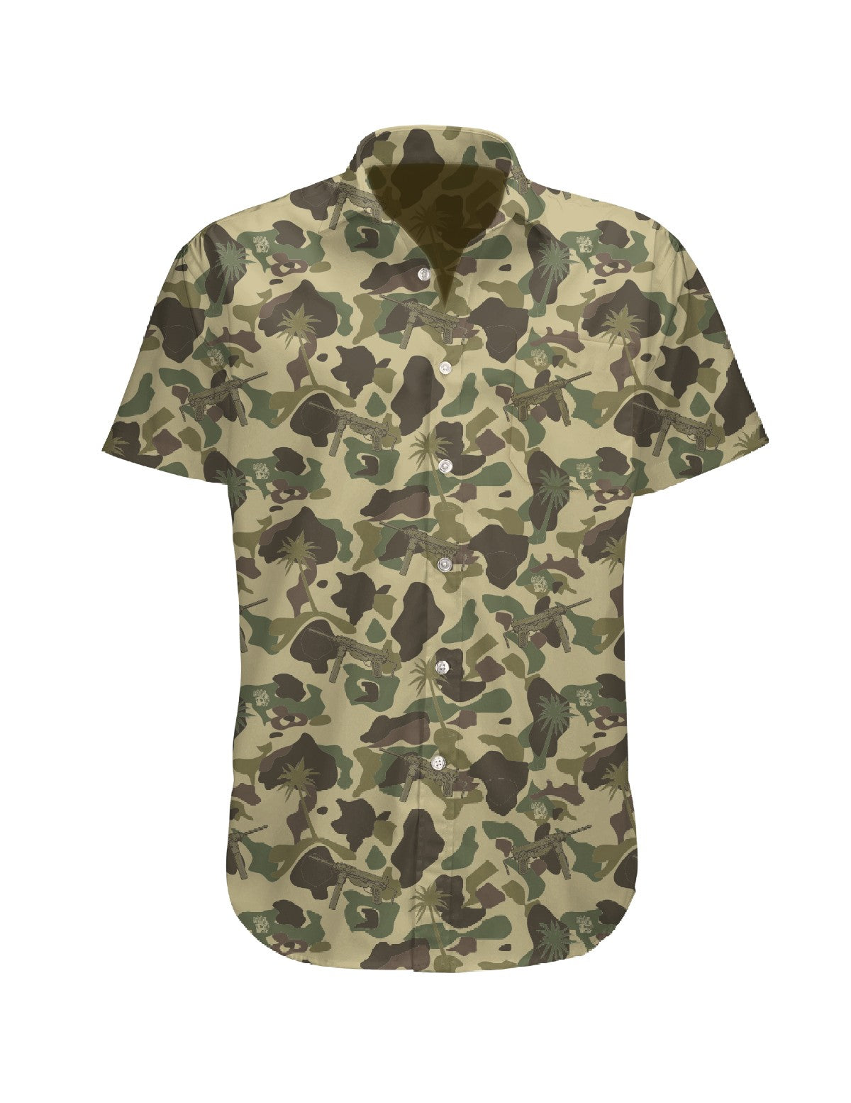Tropical Frogskin Button-up