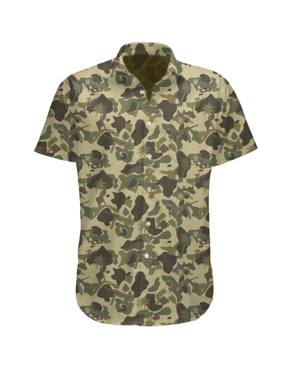 Tropical Frogskin Button-up