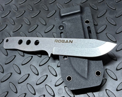 ROGAN Field Knife (RFK-PRO) Comes with sheath and belt clip.