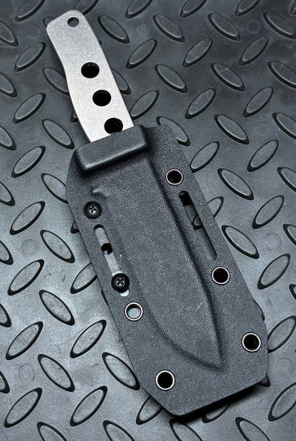 ROGAN Field Knife (RFK-PRO) Comes with sheath and belt clip.