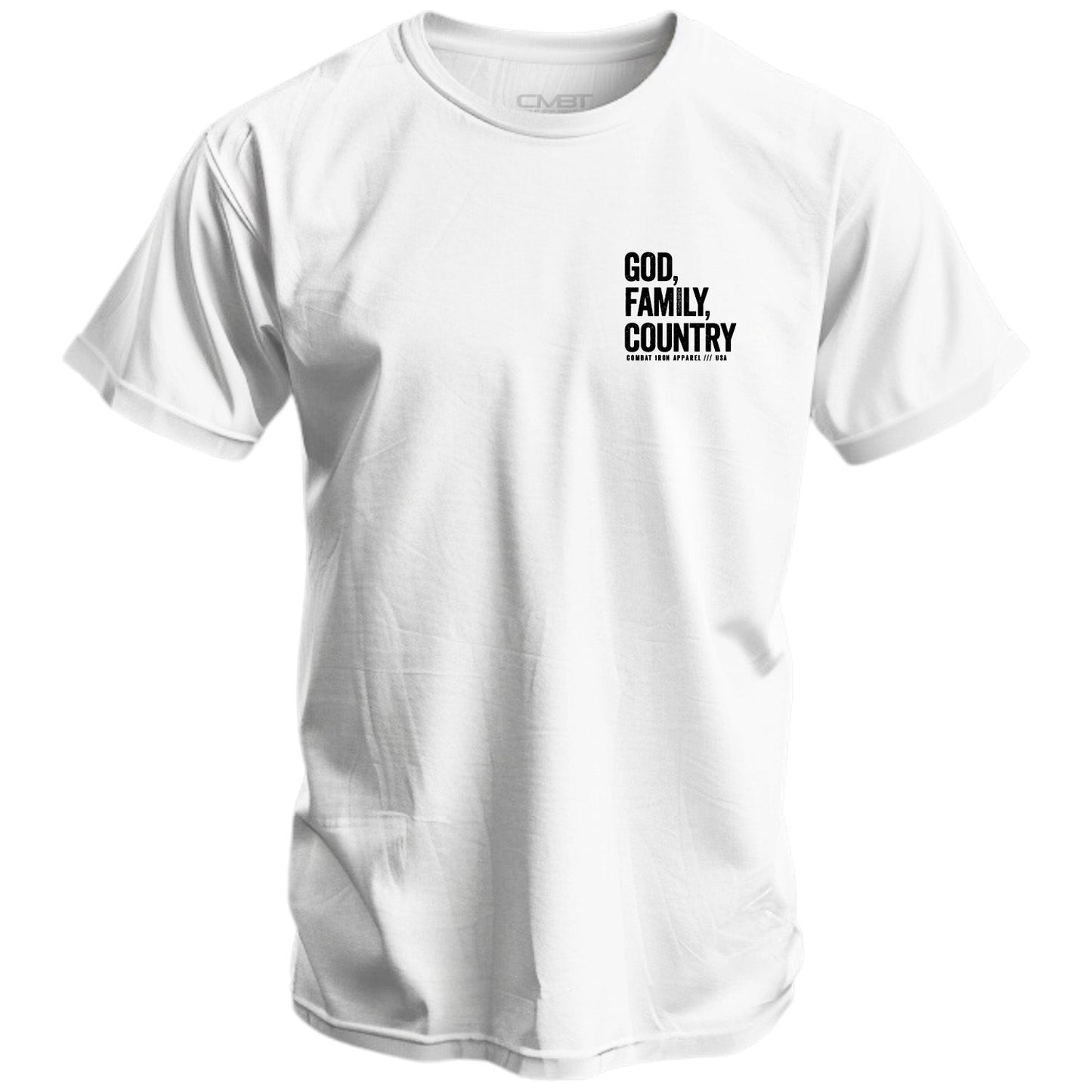 God, Family, Country - Honoring Charlie Kirk Men's T-Shirt (+PROFITS DONATED)