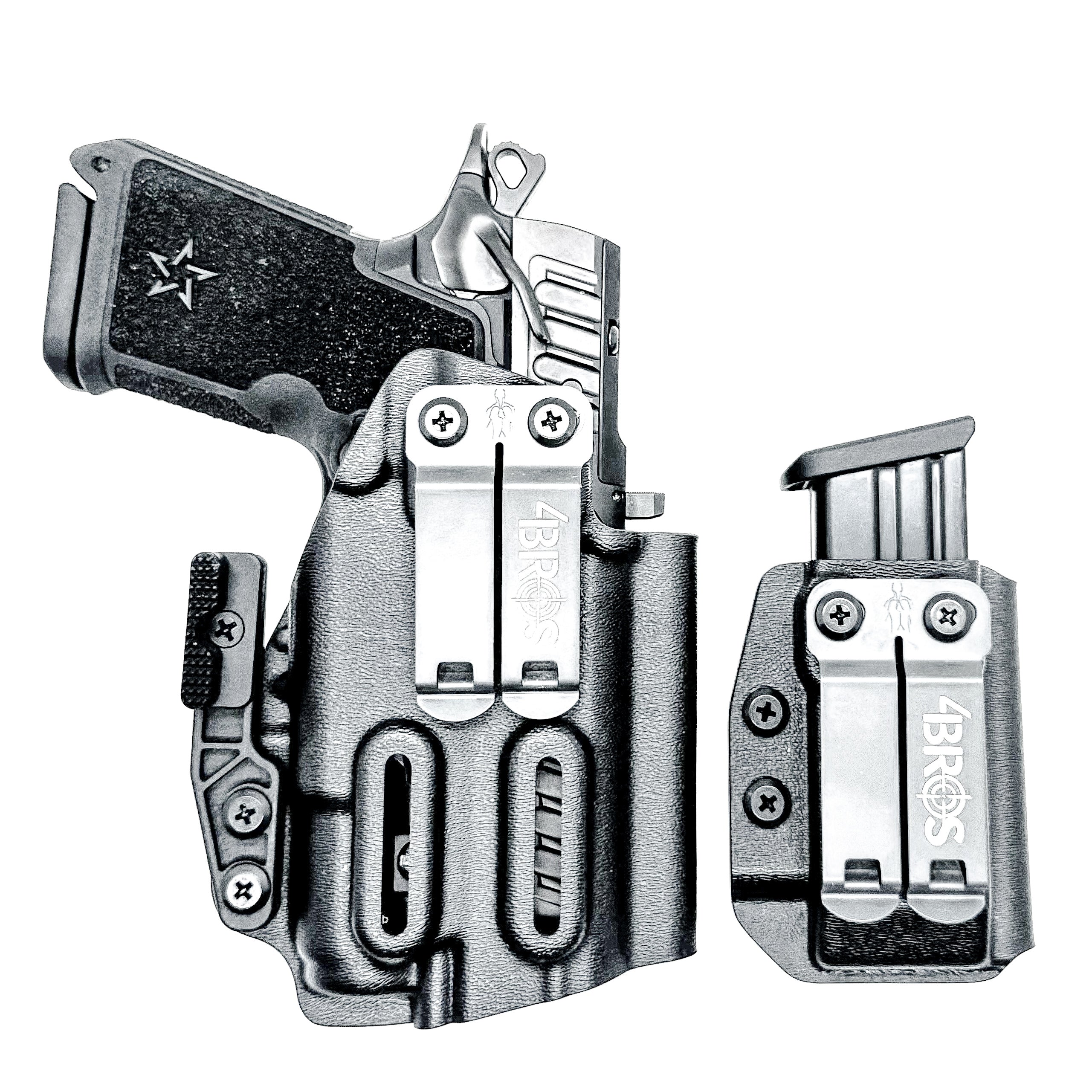 Staccato HD C3.6 & Surefire XC3 IWB Holster with Magazine Carrier Comb ...