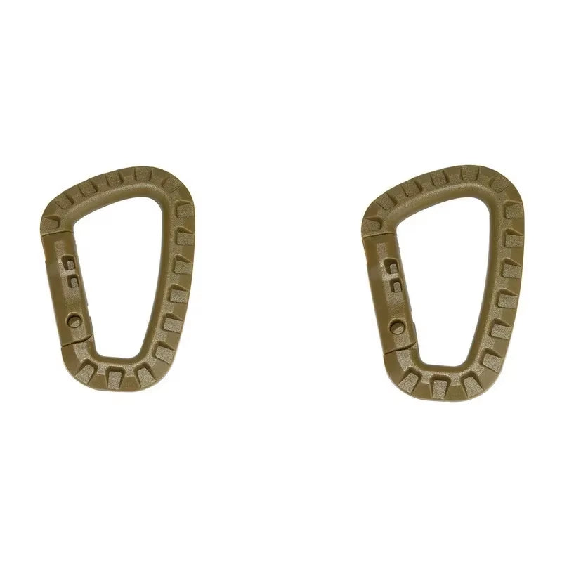 1/2/3/4/6Pcs Tactical Carabiner Carabina Karabiner Clip Plastic Cadet Hiking Camping