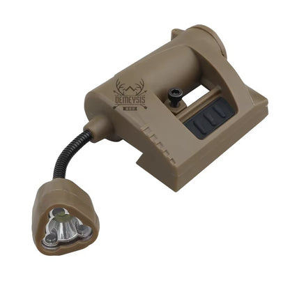 Tactical Helmet Light 4 Modes Green Red IR Laser LED Helmets Flashlight Energy Saving for Airsoft Hunting Camping
