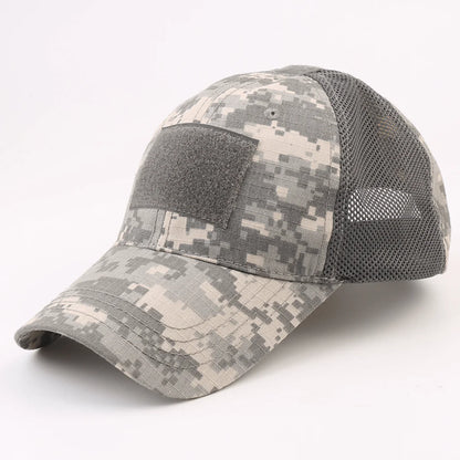 Jupitergear Military-Style Tactical Patch Hat with Adjustable Strap | Breathable & Unisex