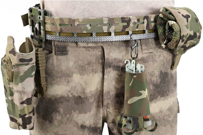 Tactical Chem Light Holders with Carabiner Clip,Sabado 6 Pack Glow Sticks Store Pouch Chemlights Keeper for Outdoor Hunting