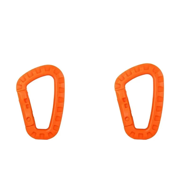 1/2/3/4/6Pcs Tactical Carabiner Carabina Karabiner Clip Plastic Cadet Hiking Camping