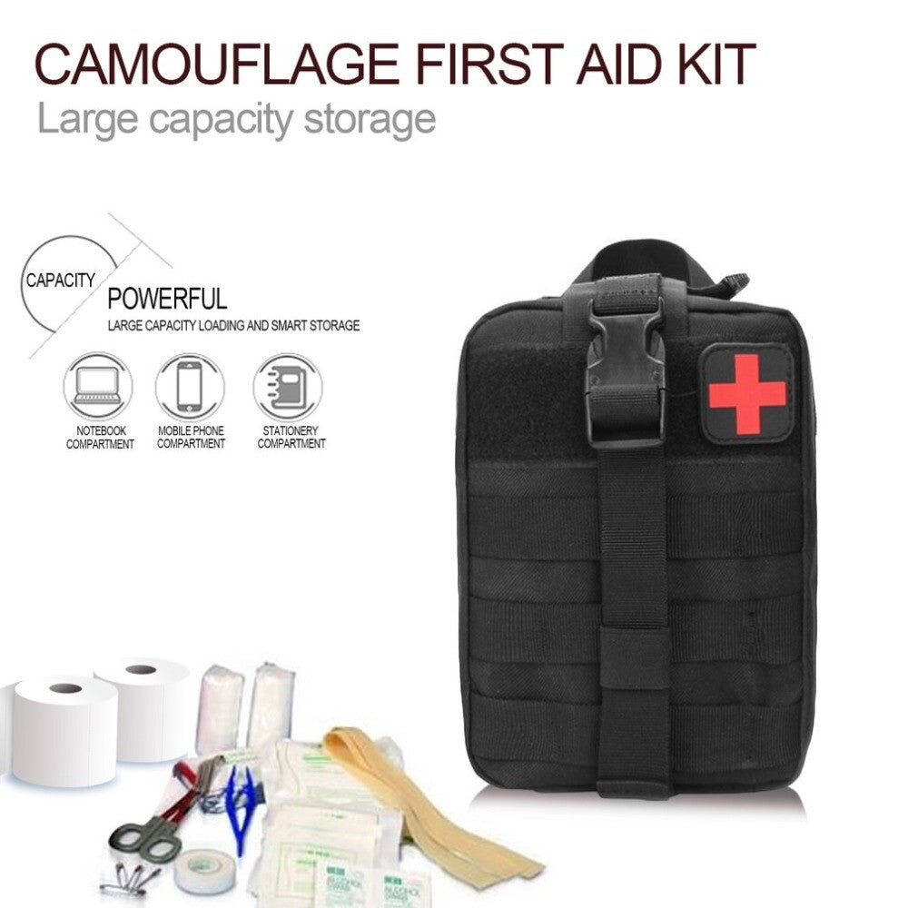 Tactical First Aid Kit Medical Molle Rip Away EMT IFAK Survival Pouch Bag