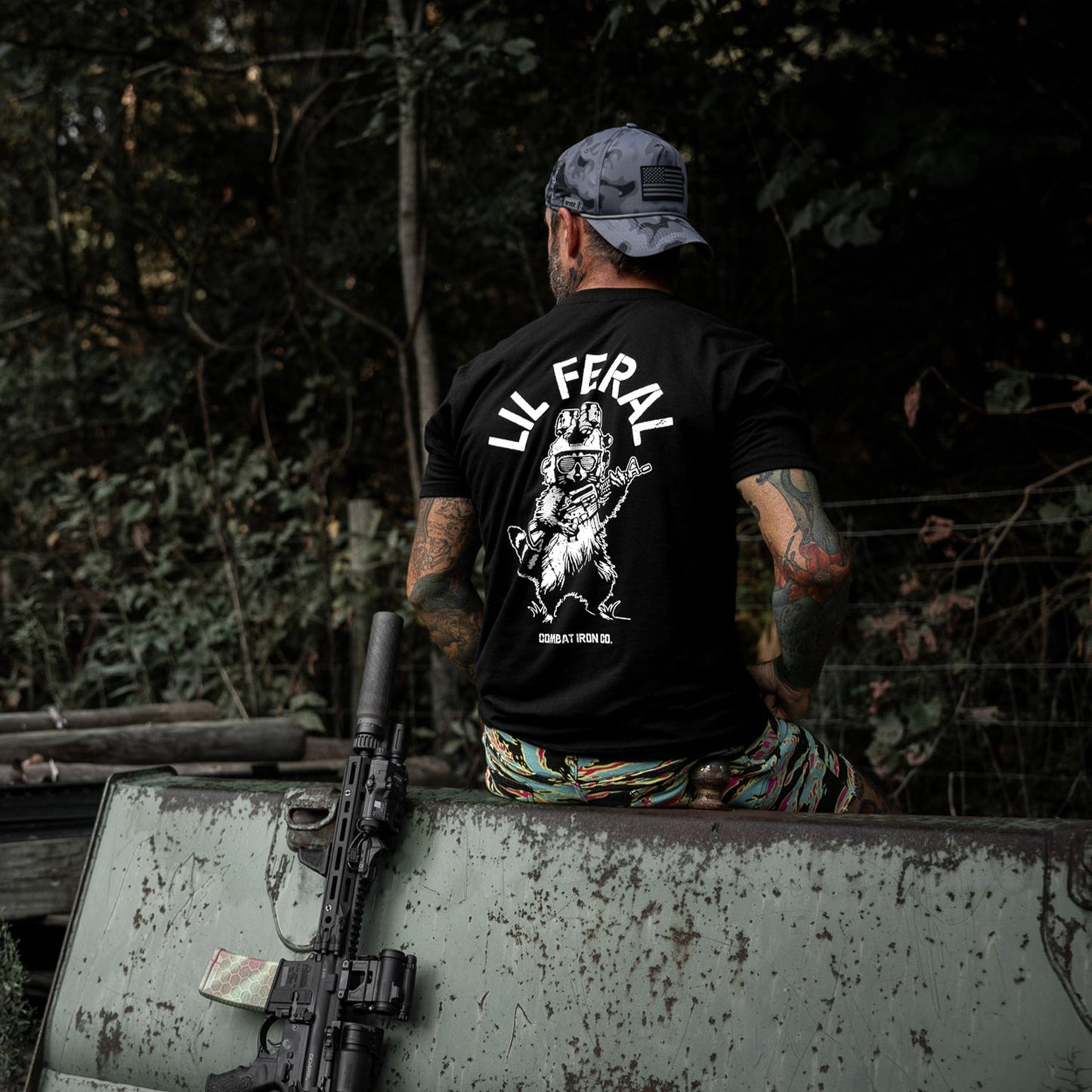 Lil Feral Raccoon Men's T-Shirt