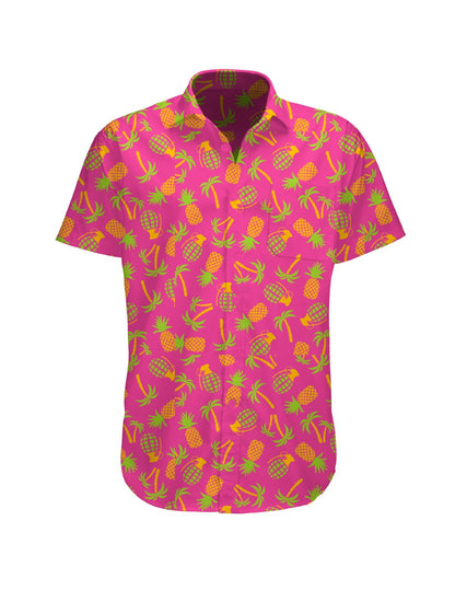 Tropic Like Its Hot Button-up